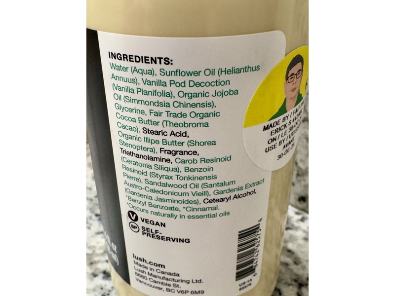 Lush Sticky Dates Body Lotion, 8.4 fl oz