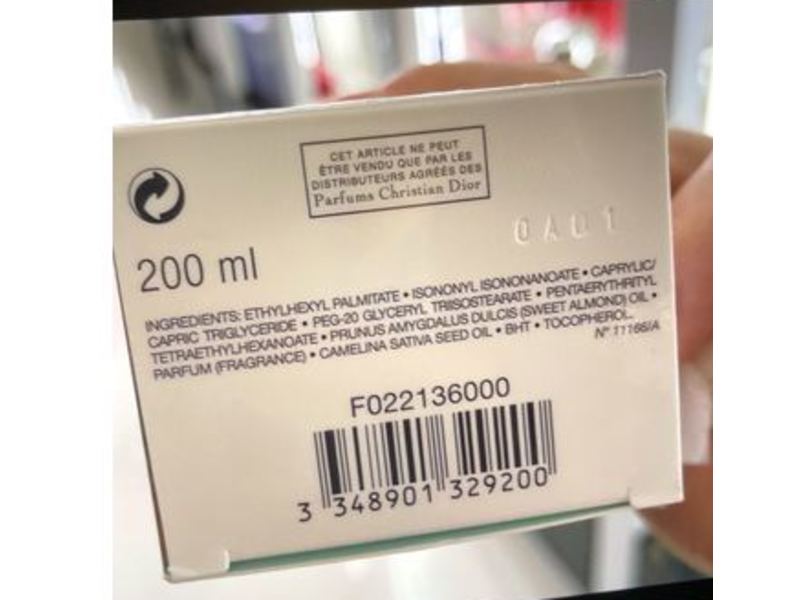 Dior Hydra Life Oil To Milk Make Up Removing Cleanser, 200 ml