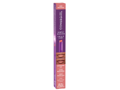 Cover Girl Simply Ageless Lip Flip Liner, 290 Brilliant Coral, 0.01 oz/0.3 g