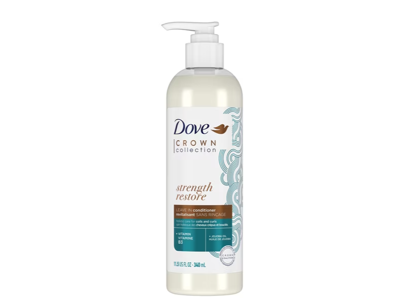 Dove Amplified Textures Moisture Lock Leave-In Conditioner, Jojoba, 11.5 fl oz/340mL