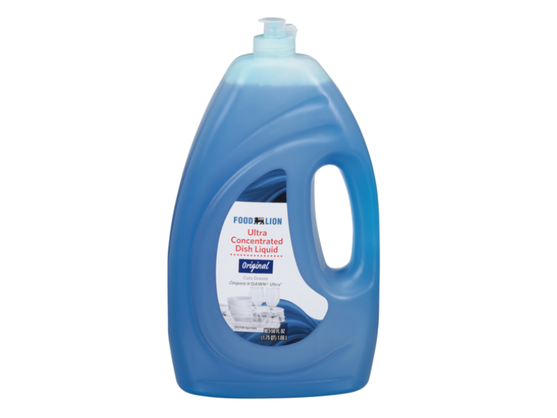Food Lion Ultra Concentrated Dish Liquid, Original, 56 fl oz/1.66 L