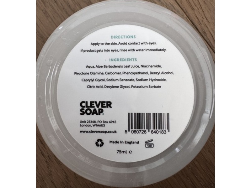 Clever Soap Face & Body Cream, 0.5% Piroctone Olamine, 75 mL