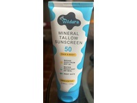 Wildara Mineral Tallow Face & Body Sunscreen, SPF 50, Unscented, 3.38 fl oz/100 g - thumbnail 2