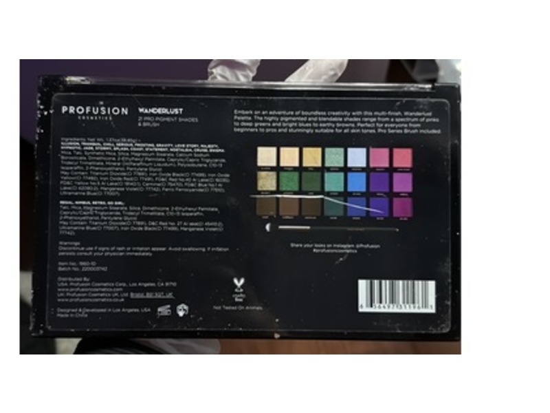 Profusion Cosmetics Wanderlust Eyeshadow Palette, 1.37 oz/38.85 g