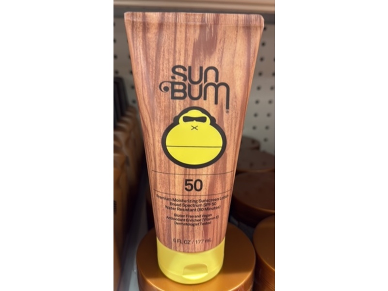 Sun Bum Premium Moisturizing Sunscreen Lotion, SPF 50, 6 fl oz/ 77 mL