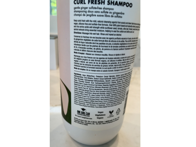 Ag Hair Care Curl Fresh Shampoo, 33.8 fl oz/1 L