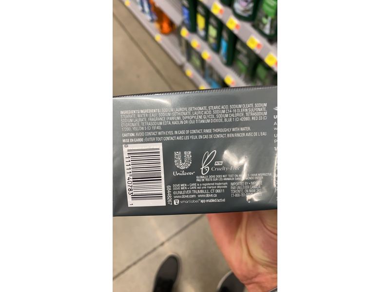 Dove Men + Care Body and Face Bar 8 Piece, Clean Comfort, 4 Ounce