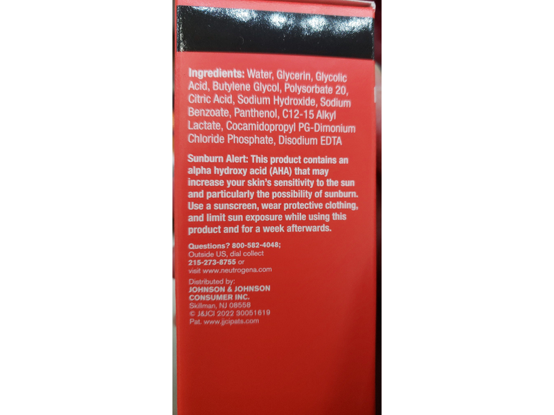 Neutrogena Stubborn Texture Liquid Exfoliating Treatment, Fragrance Free, 4 fl oz/127 mL