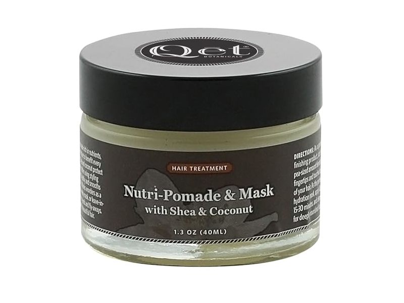 Qet Botanicals Nutri-Pomade & Mask, Shea & Coconut, 1.3 fl oz/40 mL