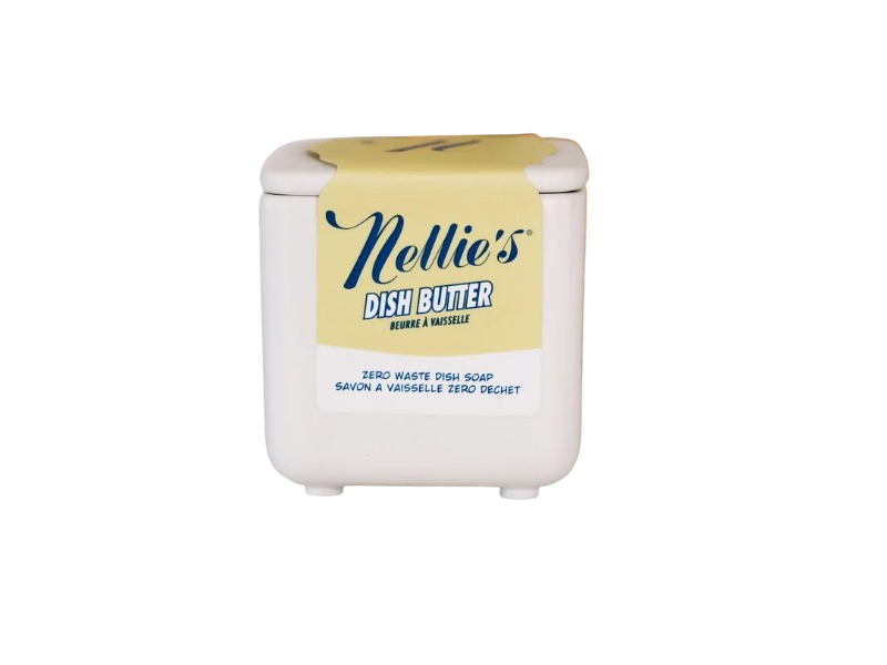 Nellie's Dish Butter Zero Waste Dish Soap, White, 1 Count.