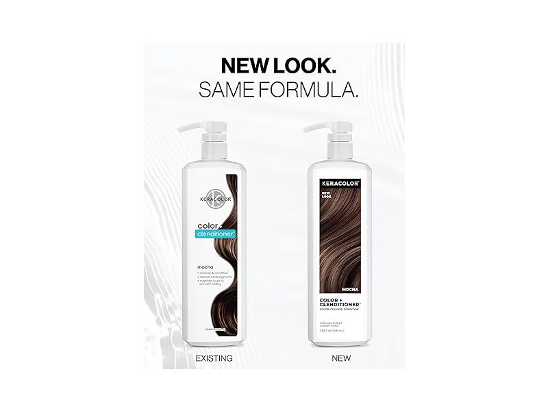 Keracolor Color + Conditioner, Mocha, 33.8 fl oz/1000 mL