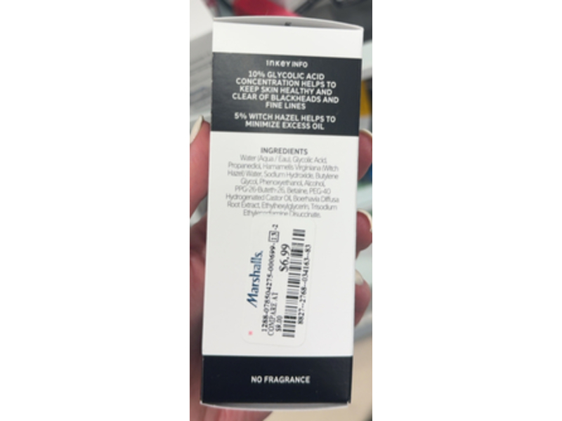 The Inkey List Toner, Glycolic Acid, 3.4 fl oz/100 mL