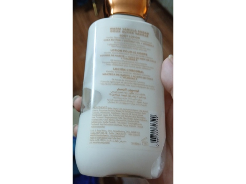 Bath & Body Works Body Lotion, Warm Vanilla Sugar, 8 fl oz/236 mL