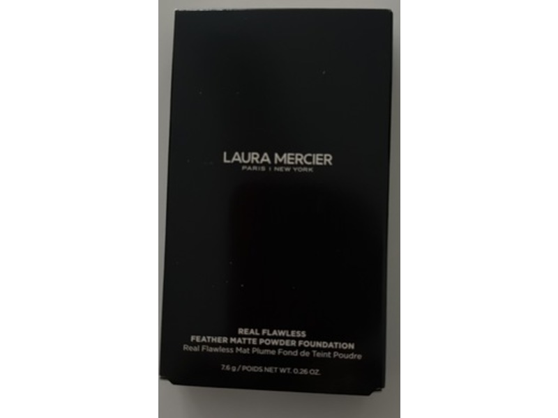 Laura Mercier Real Flawless Feather Matte Powder Foundation, 2N Affogato​, 0.26 fl oz/7.6 g