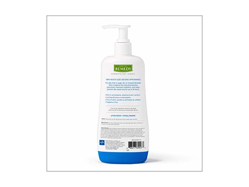 Medline Remedy Moisturizing Body Lotion, 12 fl oz/355 mL