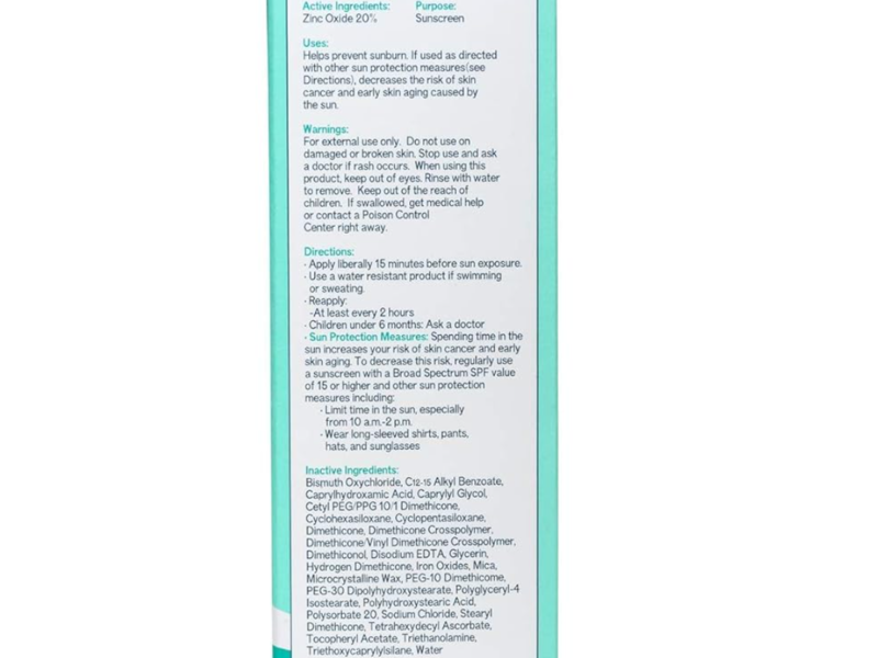 Cotz Flawless Face Complexion Mineral Sunscreen, Tinted, SPF 50, 2.5 fl oz/70 g