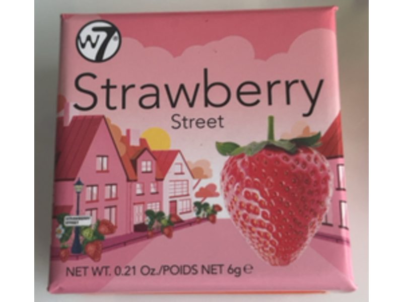 W7 Blusher, Strawberry Street, 0.21 oz/6 g