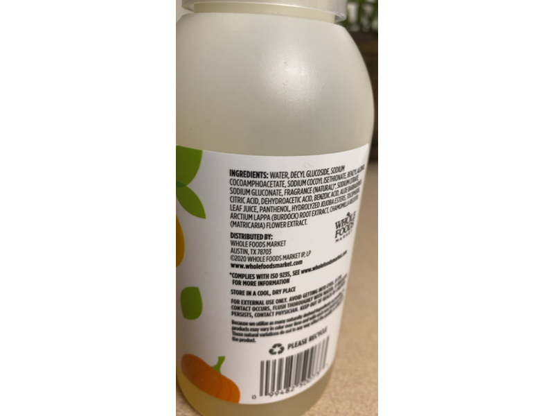 365 Whole Foods Market Foaming Hand Soap, Pumpkin Marshmallow, 12 fl oz/355 mL