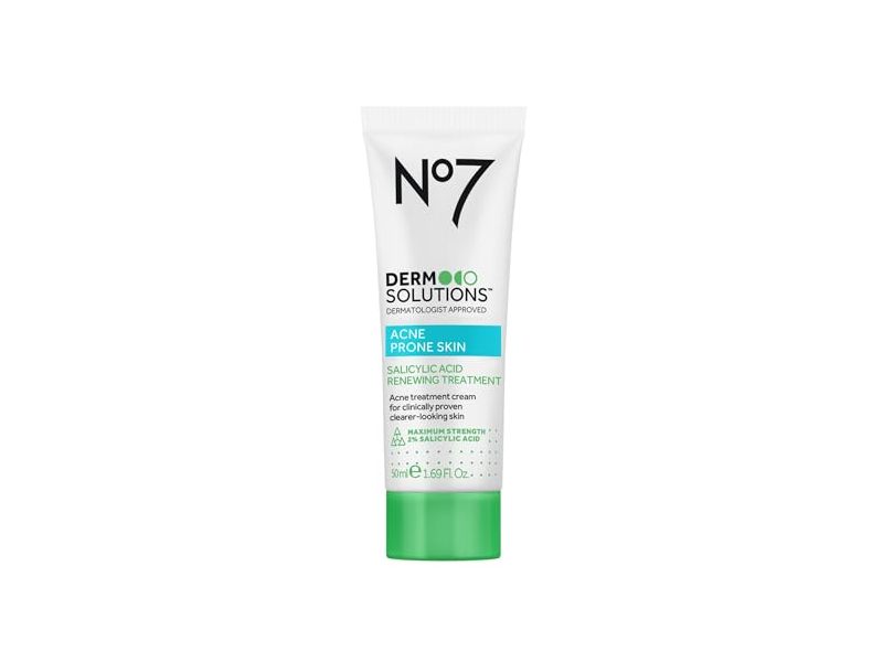 No7 Derm Solutions Salicylic Acid Renewing Treatment, 1.69 fl oz/50 mL