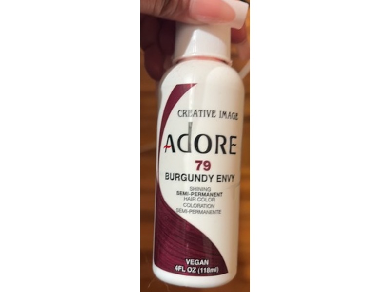Adore Semi-Permanent Hair Color, 79 Burgundy Envy, 4 fl oz/118 mL