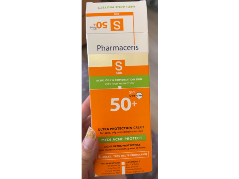 Pharmaceris Medi Acne Protect Ultra Protection Cream, SPF 50+, 1.7 fl oz/50 mL