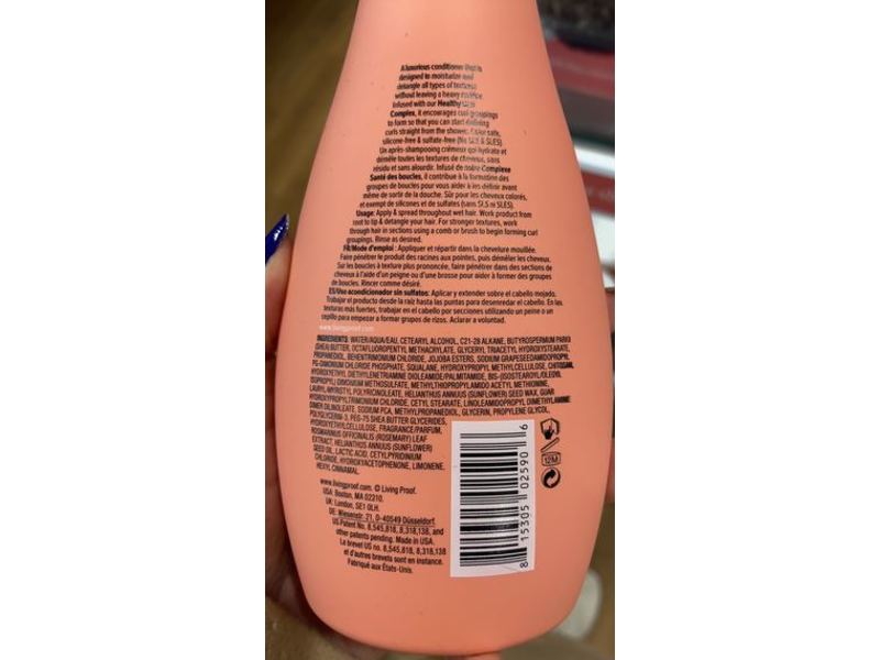 Living Proof Curl Conditioner For Waves, Curls & Coils, 12 fl oz/355 mL