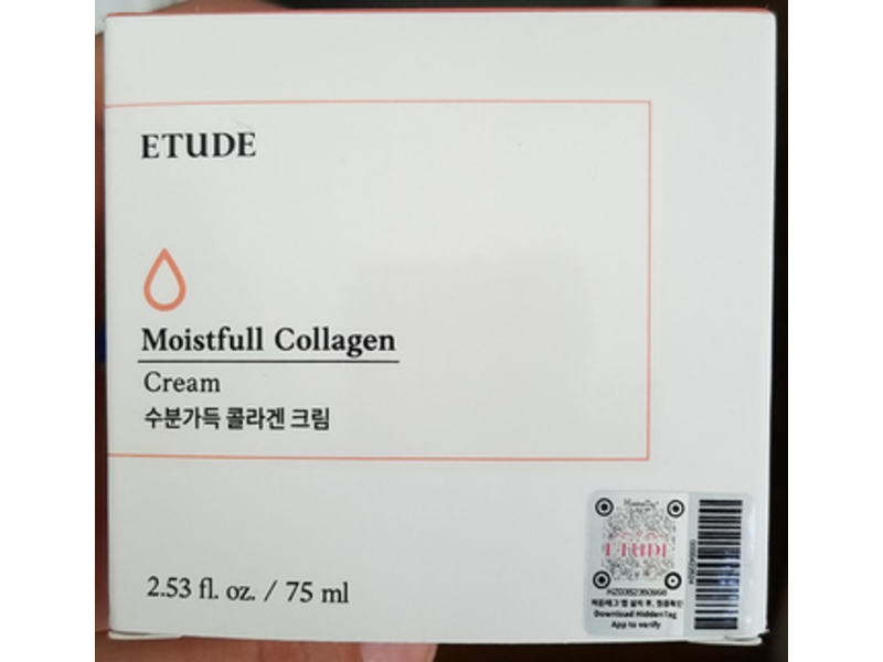 Etude Moistfull Collagen Cream, 2.53 fl oz/75 mL