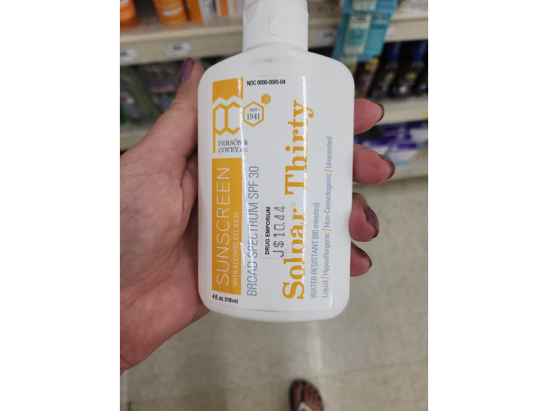 Person & Covey Solbar Thirty, SPF 30, 4 fl oz/118 mL