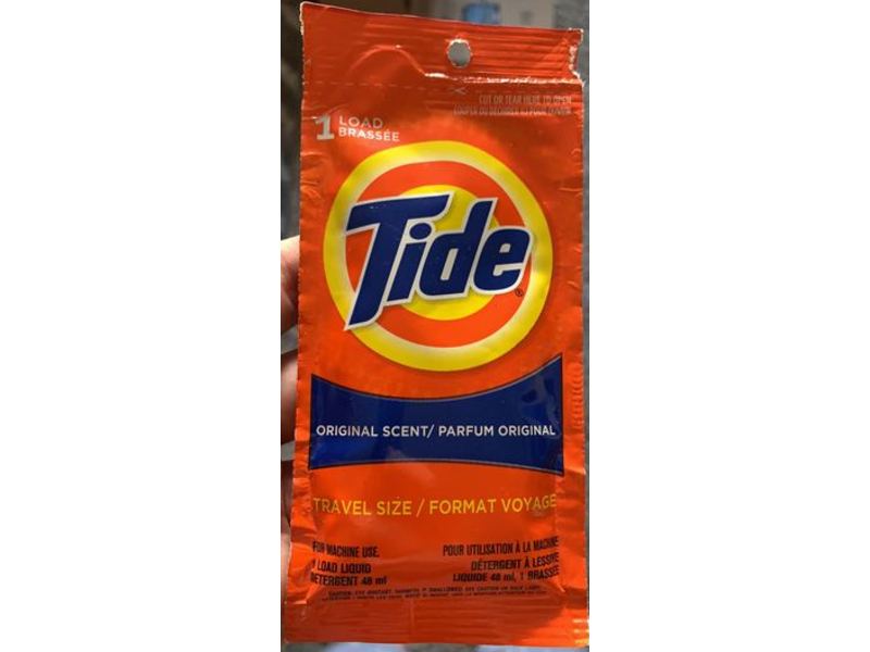 Tide Liquid Detergent, Original Scent, 1 Load, 1.8 oz/48 mL