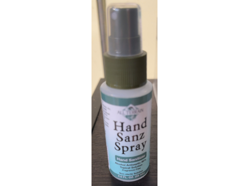 All Terrain Hand Sanitizer Spray, Alcohol Antiseptic 80% Topical Solution, 2.0 fl oz/59 mL