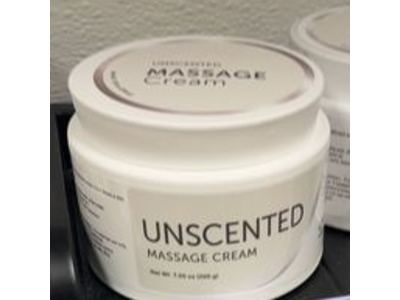 CBD Clinic Massage Cream, Unscented, 7.05 oz/200 g