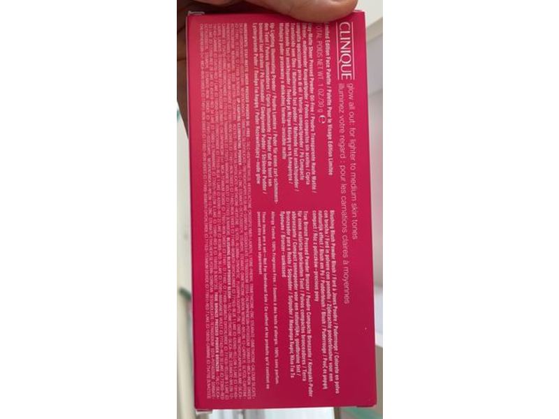 Clinique Glow All Out Limited Edition Face Palette, Lighter to Medium, 1 oz/30 g