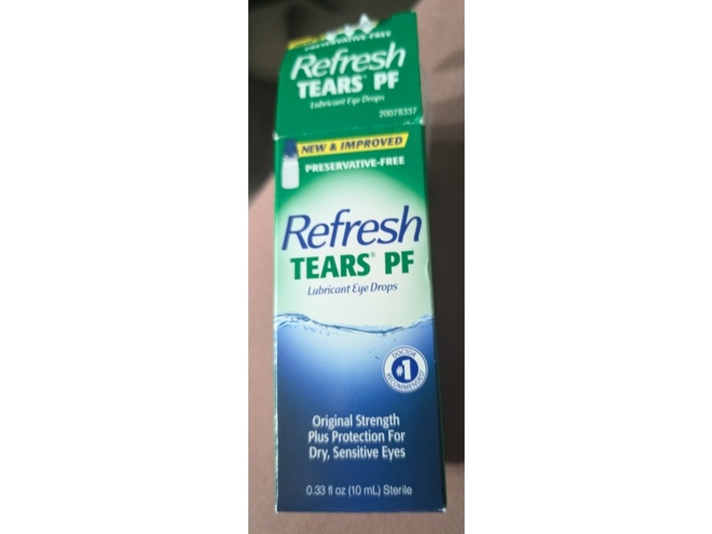 Refresh Tears Pf Lubricant Eye Drops, 0.33 fl oz/10 mL