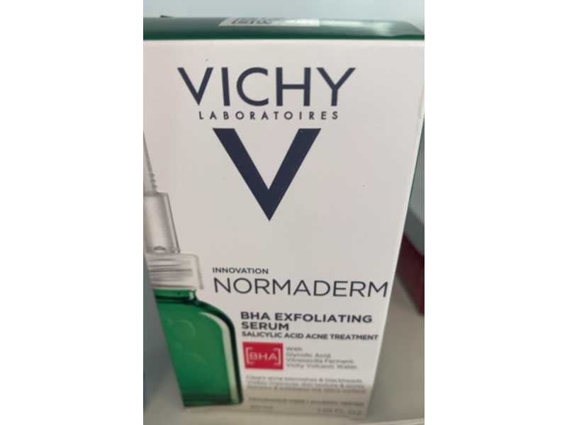Vichy Laboratoires Normaderm Exfoliating Serum, BHA, 1.01 fl oz/30 mL