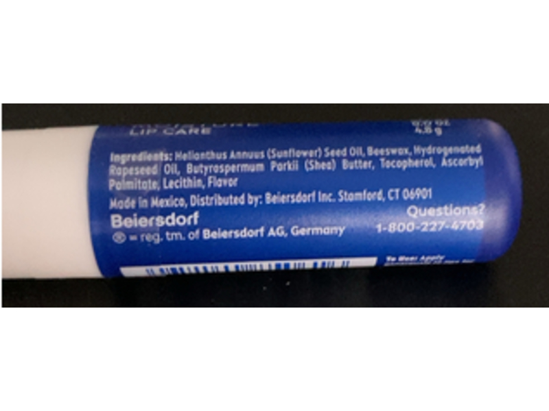 Nivea Moisture Lip Care, 0.17 oz/4.8 g