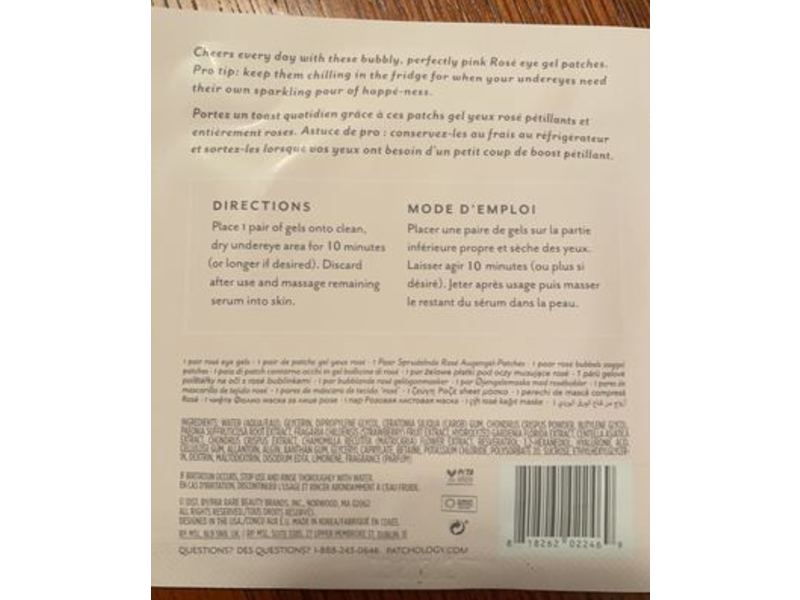 Patchology Serve Chilled Rose Eye Gels