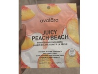Avatara Juicy Peach Beach Face Mask, 0.71 fl oz/21 mL - Image 3