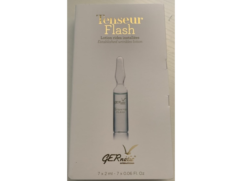 Gernetic Tenseur Flash Established Wrinkles Lotion, 0.06 fl oz/2 mL, 7 Count