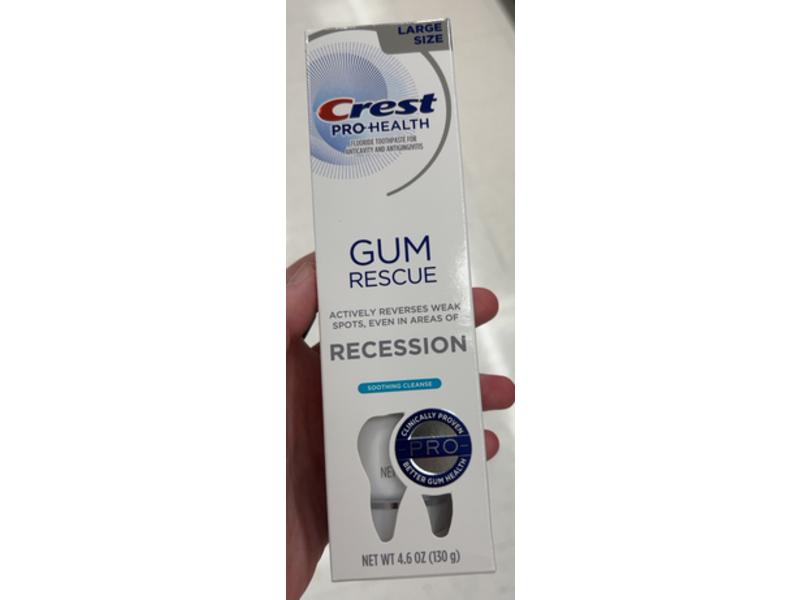 Crest Pro-Health Gum Rescue Toothpaste, Soothing Cleanse, 4.6 oz/130 g