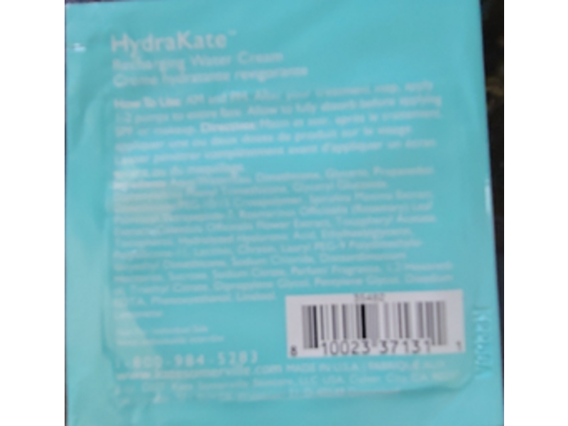 Kate Somerville Hydra Kate Water Cream, 0.07 fl oz/2 mL