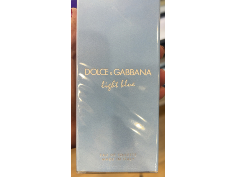 Dolce & Gabbana Eau De Toilette, Light Blue, 3.3 fl oz/100 mL