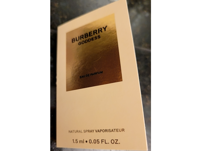 Burberry Goddess Eau De Parfum Spray, 0.05 fl oz/1.5 mL