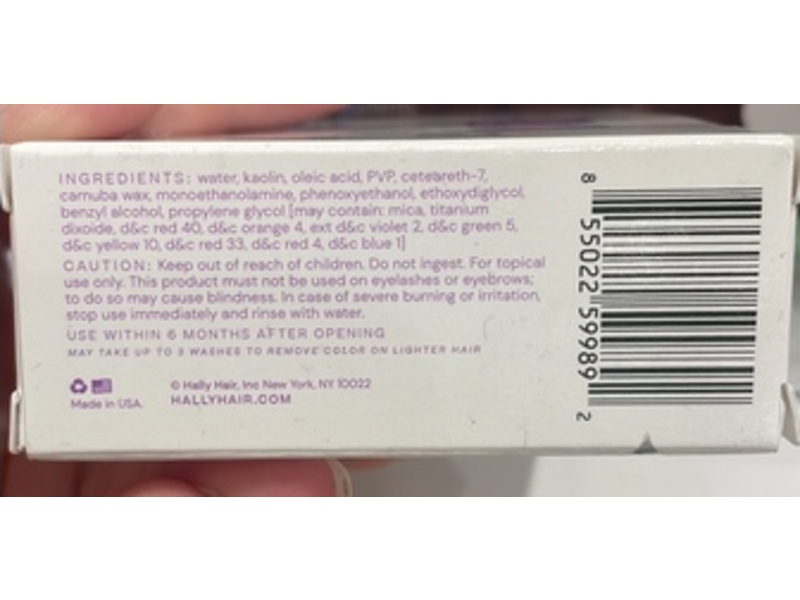 Hally Hair Glitter Shade Stix, Confetti, 0.4 oz/12 mL