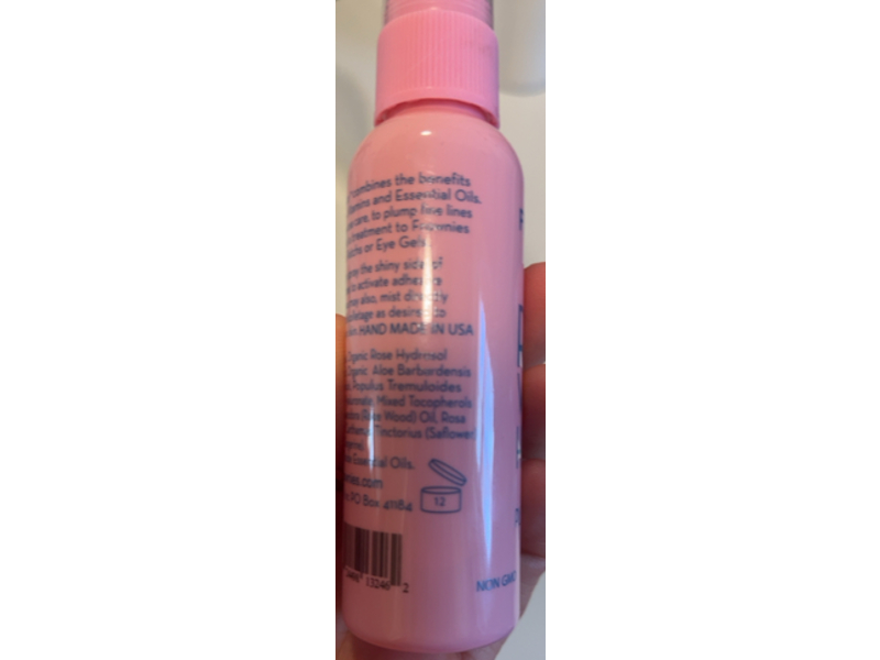 Frownies Rose Water Hydrator Spray, Plump Fine Lines, 2 oz/59 mL