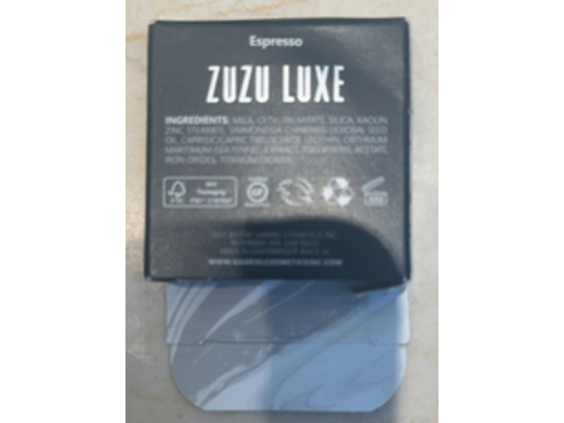 Zuzu Luxe Mineral Eyeshadow, Espresso, 0.07 oz/2 g