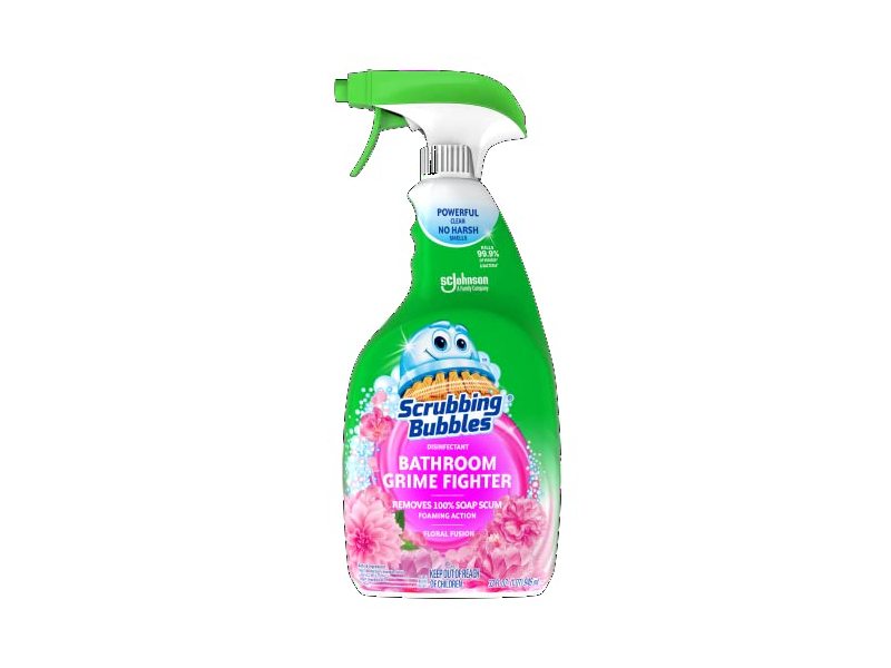 Scrubbing Bubbles Bathroom Grime Fighter, Floral Fusion, 32 fl oz/946 mL