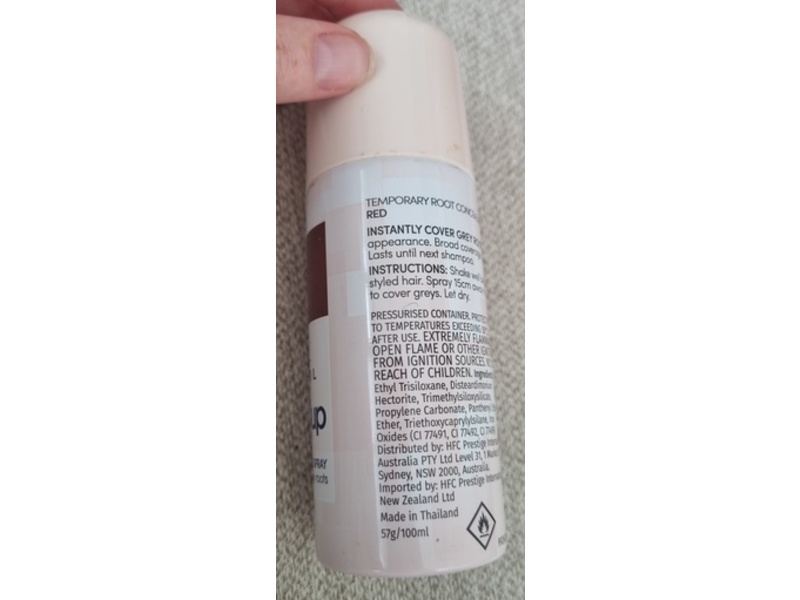 Clairol Temporary Root Touch-Up, Red, 100 mL