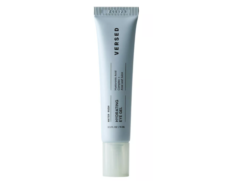 Versed Water Rush Hydrating Eye Gel, Hyaluronic Acid+Aloe Leaf Juice, 0.5 fl oz/15 mL