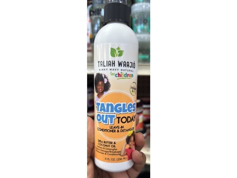 Taliah Waajid Leave-In Conditioner & Detangler, Shea Butter & Coconut Oil, 8 fl oz/236 mL