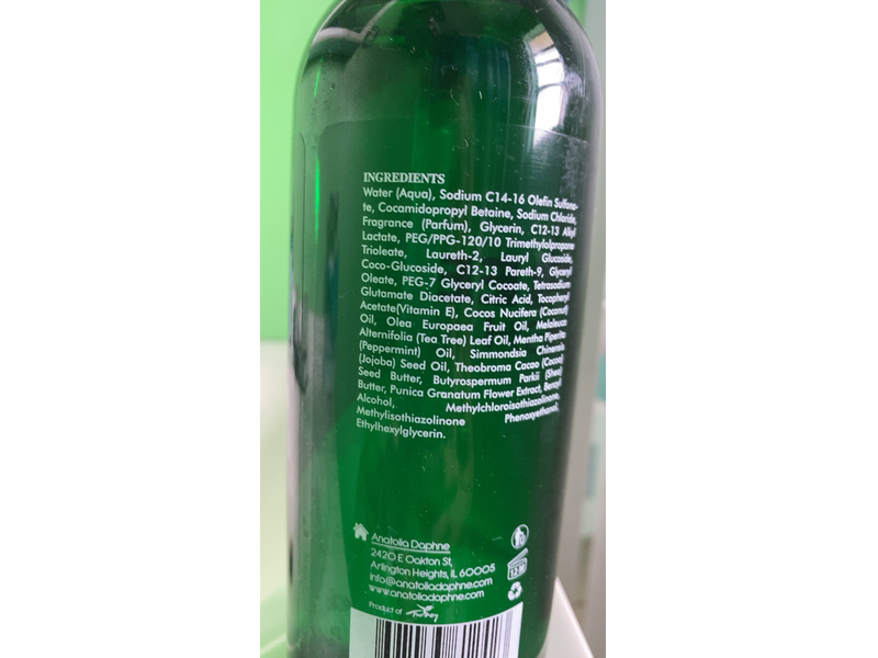 Mosaic Body Wash, Tea Tree Oil, Peppermint Oil, Coconut Oil & Vitamin E, 20.28 fl oz/600 mL, Pack Of 2